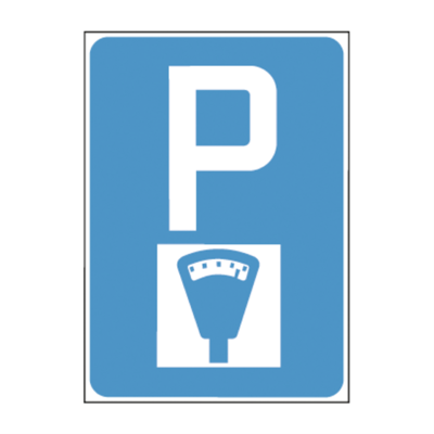 SIGNAL Nr. 4.20 Parkieren gegen Gebühr